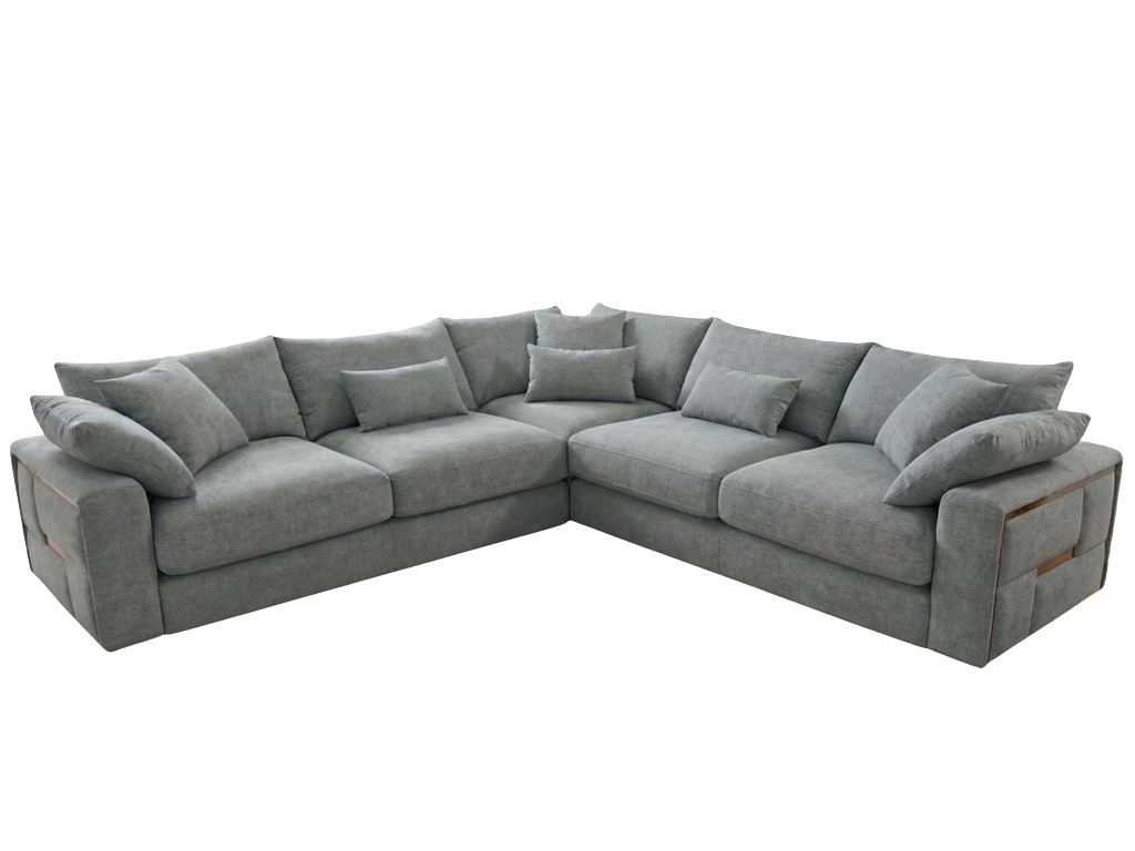 Jupiter Sofa Grey Large Corner