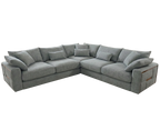 Jupiter Sofa Grey Large Corner