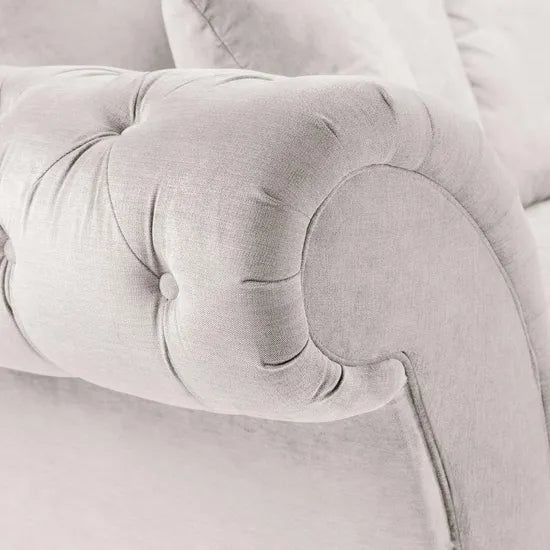 Windsor Fullback Sofa Stone 3 Seater