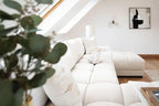 Azzuro Sofa Cream U Shape Corner
