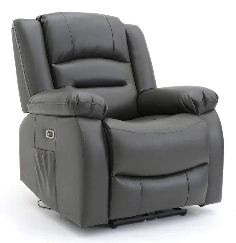 Alva Electric Recliner Sofa Grey Armchair