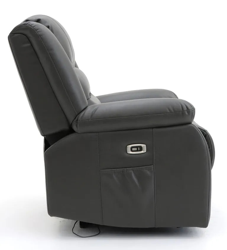 Alva Electric Recliner Sofa Grey Armchair