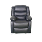Conrad Manual Recliner Sofa Black Armchair