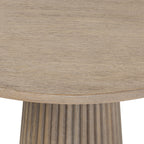Pickford Ribbed Occasional Table Aged Oak