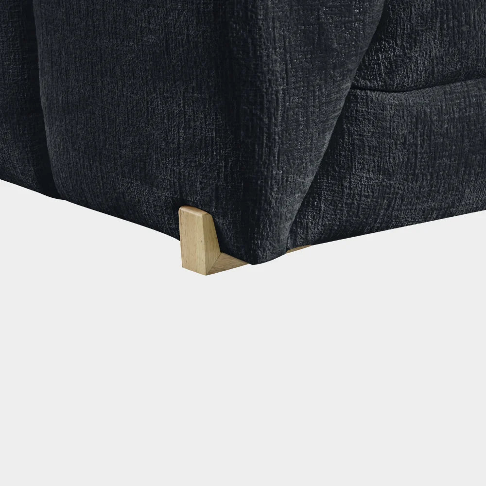 Genoa Sofa Charcoal Right Hand Corner