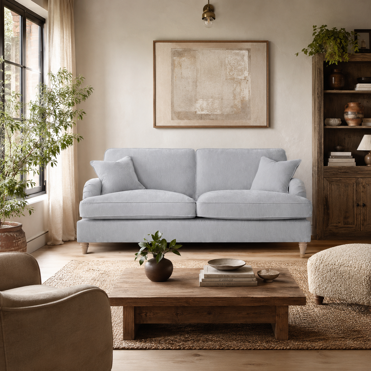 3 Seater Sofa Manhattan Ice The Great Sofa Company | Piper | Vienna | Arthur | Emeline | Swift | Morris