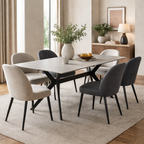 Livia Dining Table Grey Sintered Stone