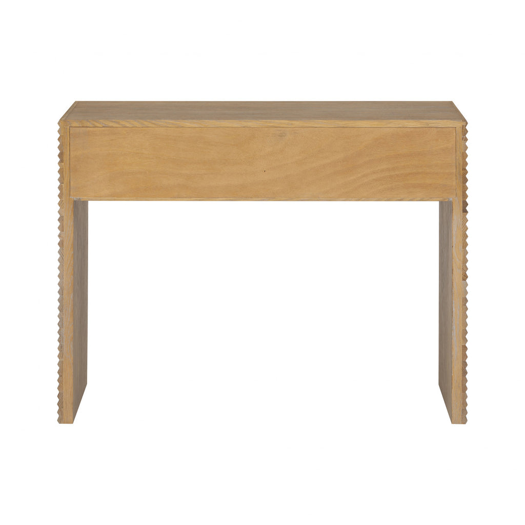 Oakham Ribbed Oak Desk
