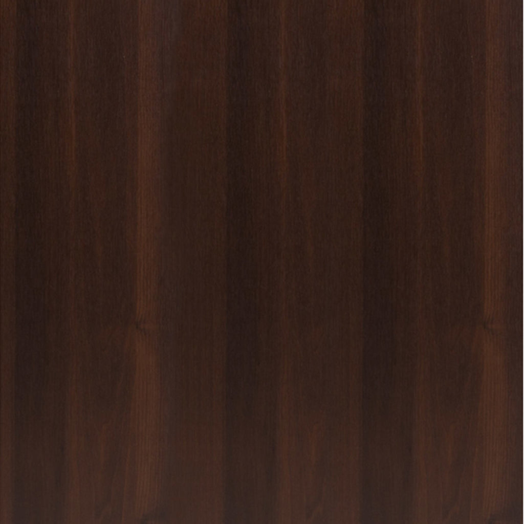 Imperial Tall Glazed 1 Door 2 Drawer Narrow Cabinet in Dark Mahogany Melamine