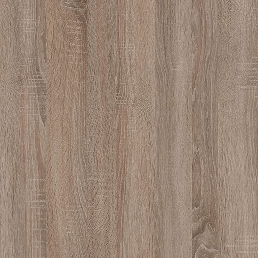 Chelsea Living Low Display Cabinet 109cm Wide in White with a Truffle Oak Trim