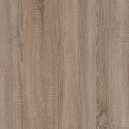 Chelsea Living 3 Door Glazed Sideboard in White with a Truffle Oak Trim