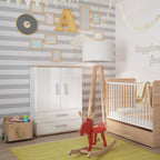 4KIDS 2 Door 4 Drawer Sideboard with Lilac Handles