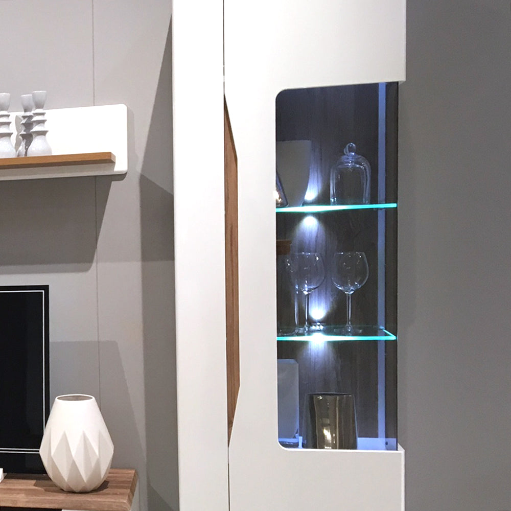 Up and Down LED Cabinet Lighting for 4 - 6 mm Glass Shelves x 2