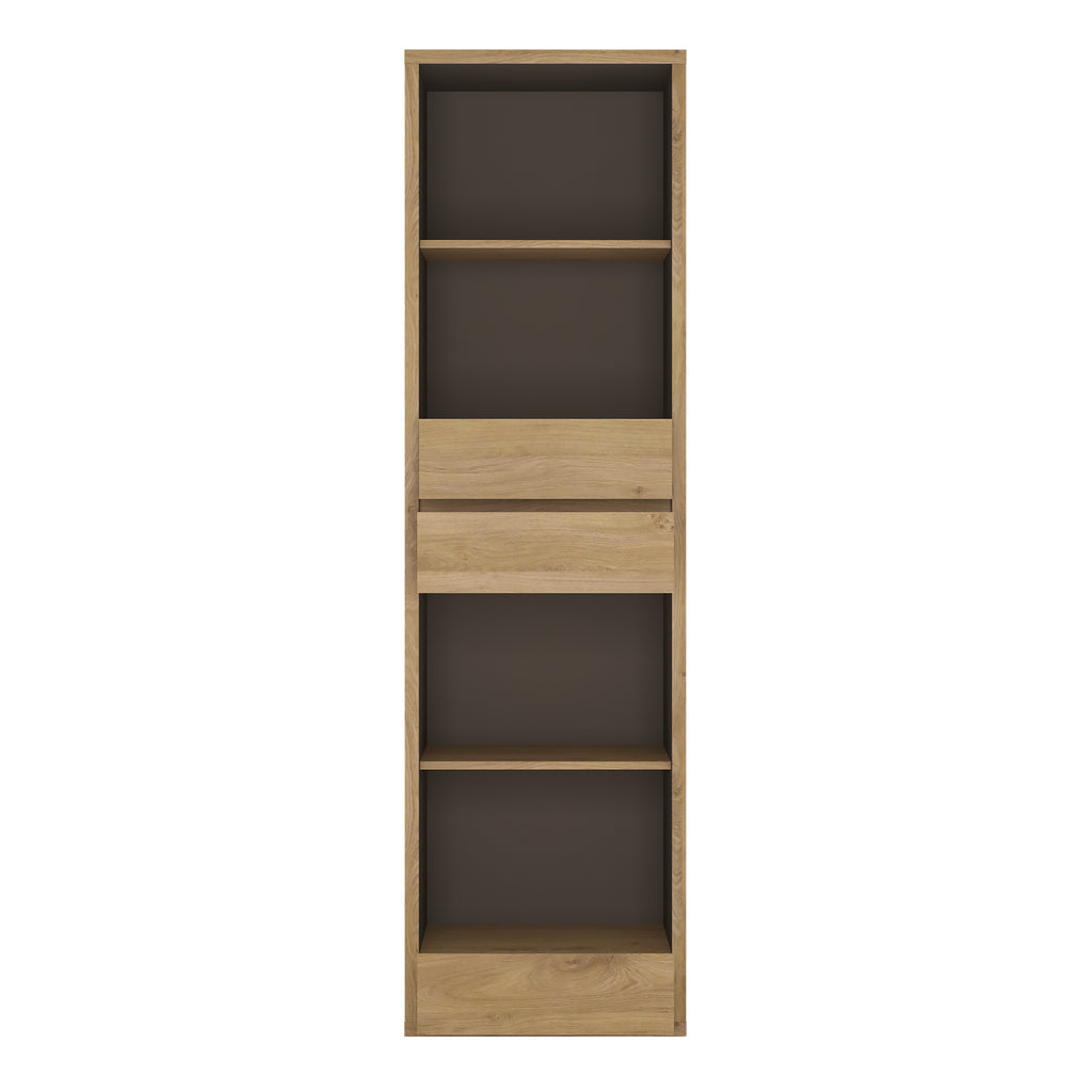 Shetland Tall Narrow 3 Drawer Bookcase