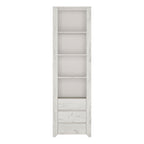 Angel Tall Narrow 3 Drawer Bookcase