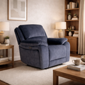 Bellagio Grey Lay-Z-Boy Style Fabric Power Recliner Arm Chair | Banks | Tampa | Santori | DFS