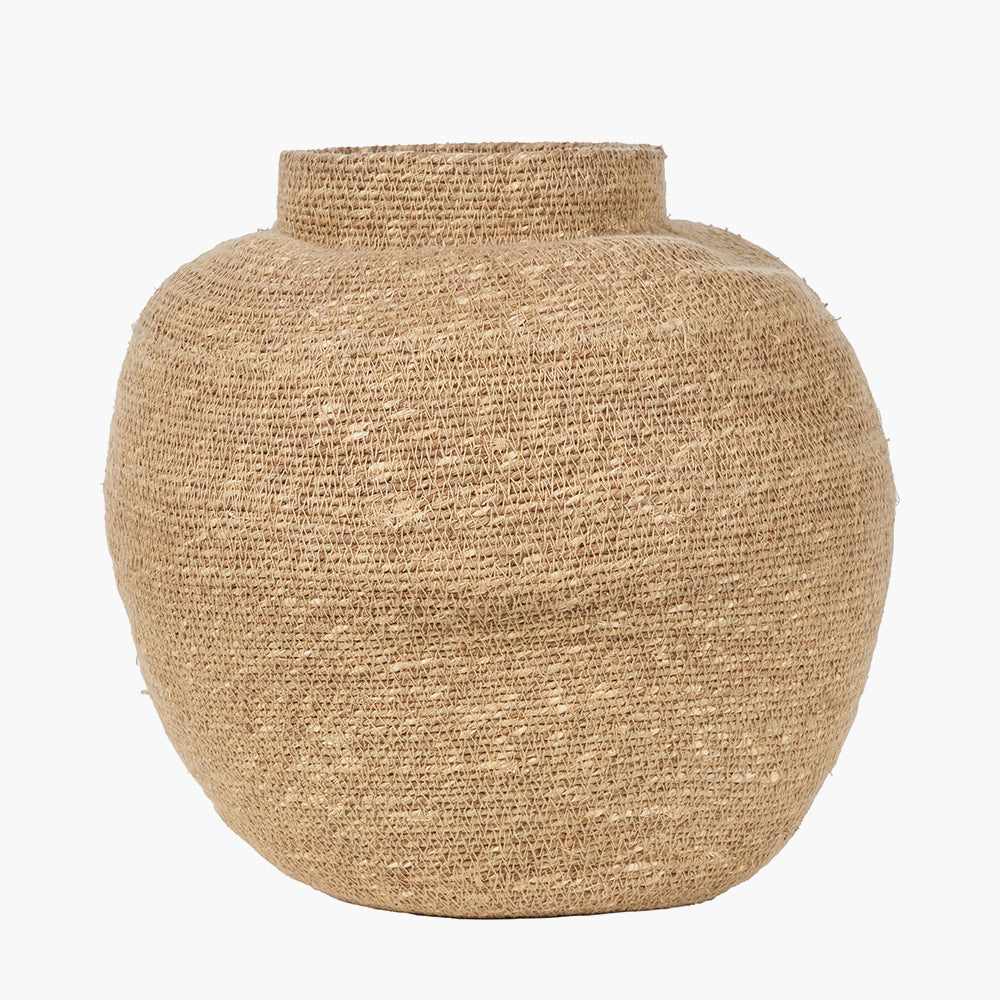 Seagrass Natural Urn Shaped Basket