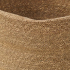 Seagrass Natural Ribbed Basket