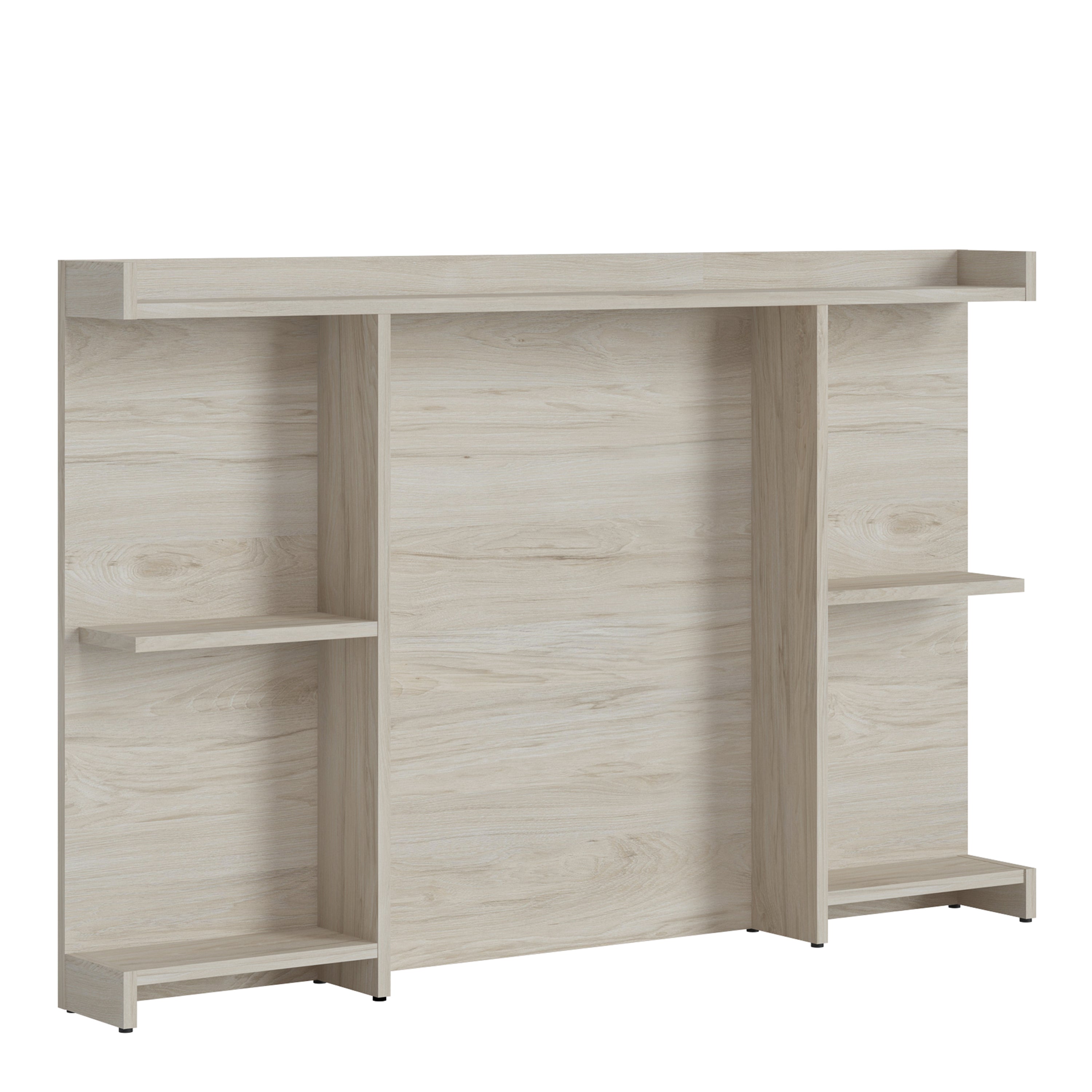 Denim 120cm Headboard Extension in Light Walnut