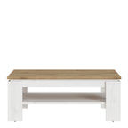 Celesto Coffee Table in White and Oak