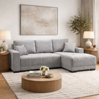Cimiano Sofabed Grey Right Hand Facing Corner Eastley | Kip | Quercioli | Barete | Metropolitan | Portobello | Aissa Style