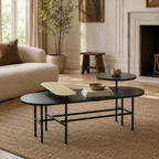 Serrano Black Oak Veneering Coffee Table