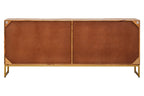 Teora Mango Wood Paper Rope Detail Four Door Sideboard