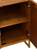 Teora Mango Wood Paper Rope Detail Four Door Sideboard