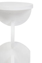 Walsa Whitewash Mango Wood Abstract Side Table