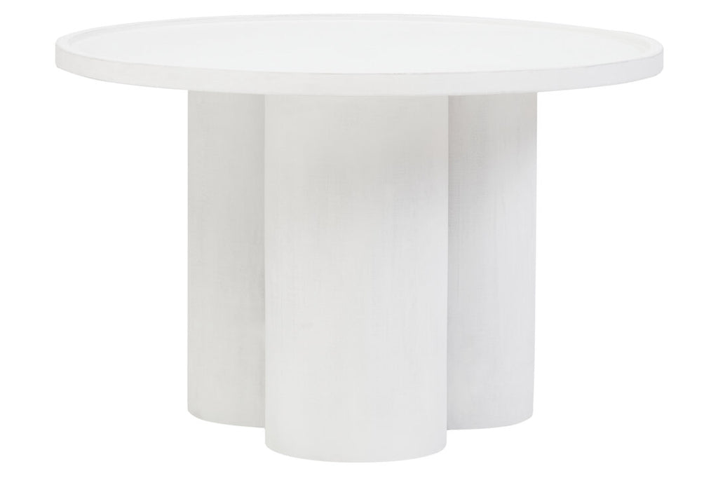 Walsa Whitewash Mango Wood Column Detail Coffee Table
