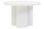 Walsa Whitewash Mango Wood Column Detail Coffee Table
