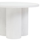 Walsa Whitewash Mango Wood Column Detail Coffee Table