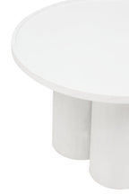 Walsa Whitewash Mango Wood Column Detail Coffee Table