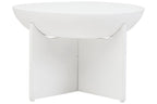 Walsa Whitewash Mango Wood Round Coffee Table
