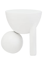Walsa Whitewash Mango Wood Ball Detail Side Table