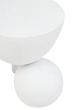 Walsa Whitewash Mango Wood Ball Detail Side Table