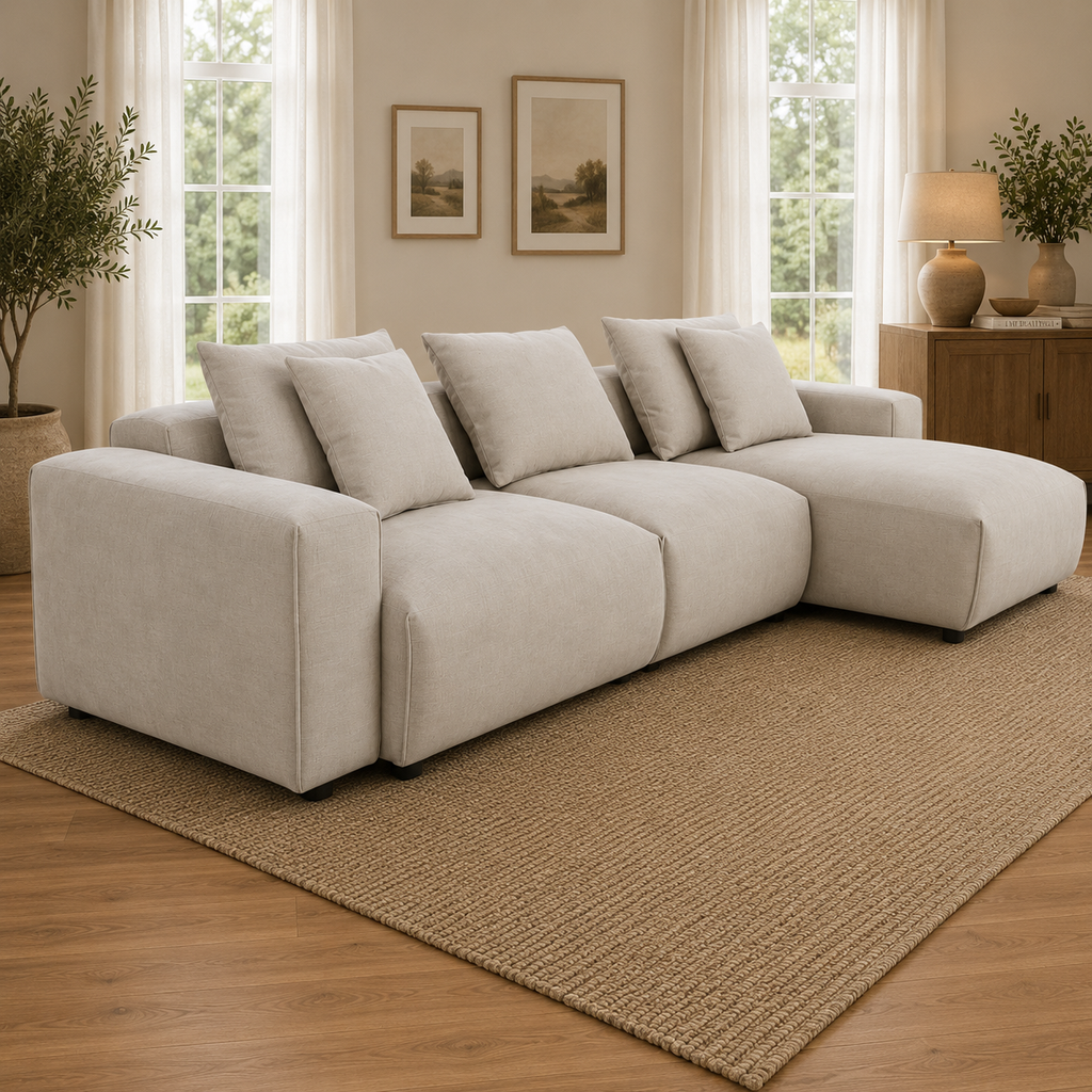 Malibu Sofa Beige Universal Corner