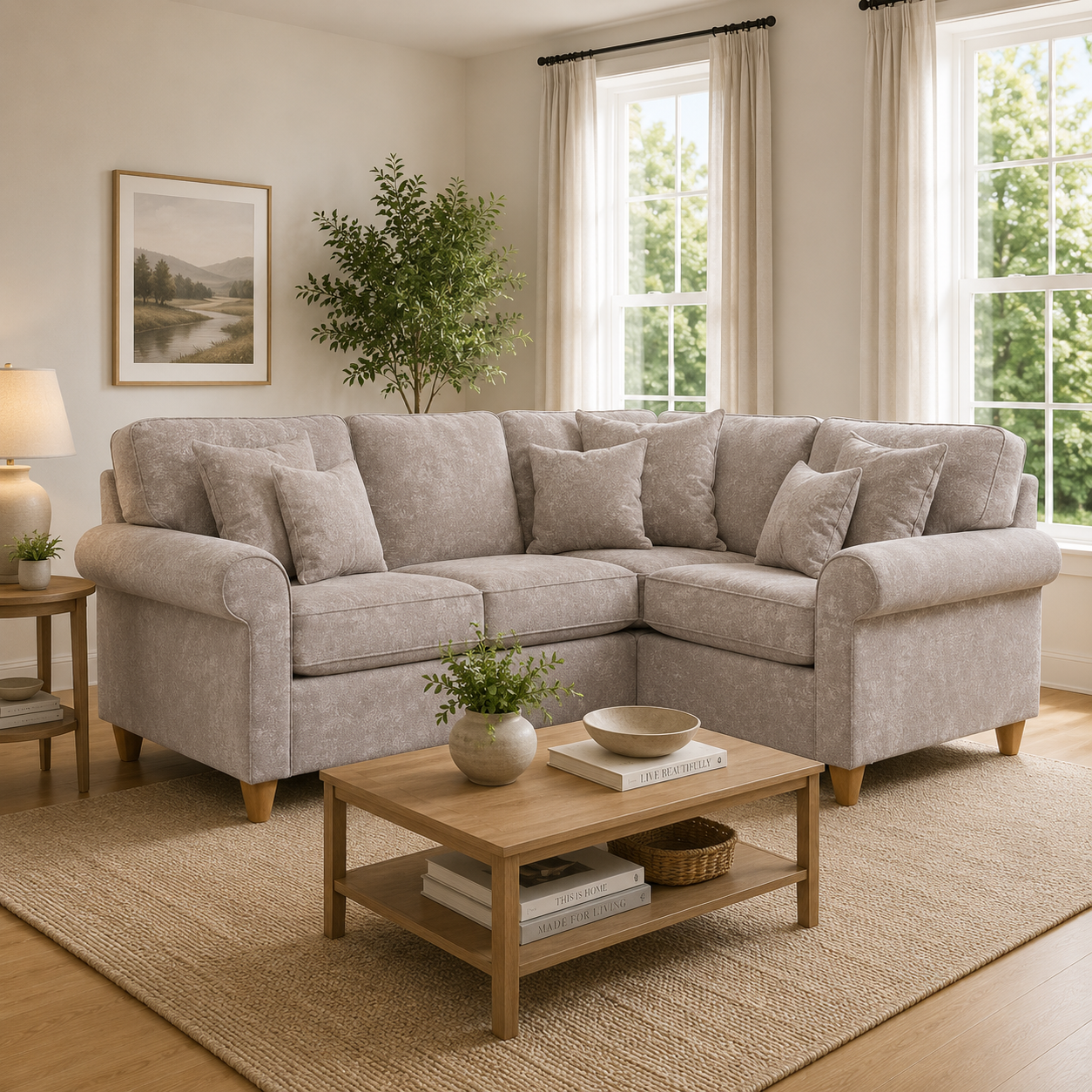 2 Corner 1 Sofa Sic - Glory 3 Beige The Great Sofa Company | Sinatra | Dorchester | Abingdon | Ashbury