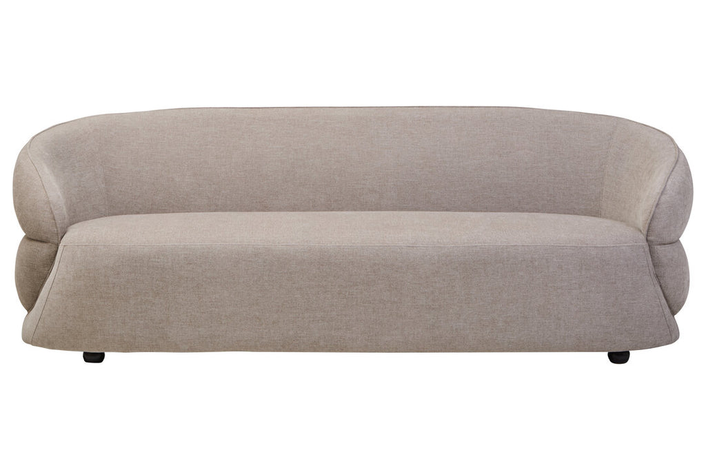 Daphne Taupe Chenille Three Seater Sofa