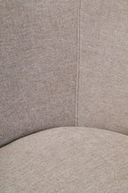 Daphne Taupe Chenille Curved Chair