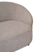 Daphne Taupe Chenille Three Seater Sofa