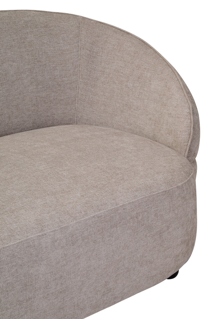 Daphne Taupe Chenille Three Seater Sofa