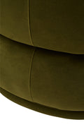Darla Forest Green Curved Velvet Chair