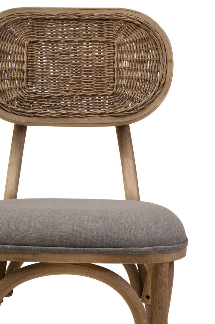 Cebu Grey Wash Elm Wood Dining Chair