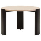 Palermo Round Cream Marble Top Small Coffee Table