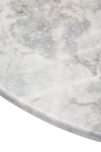 Palermo Round White Marble Top Large Coffee Table