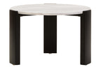 Palermo Round White Marble Top Small Coffee Table