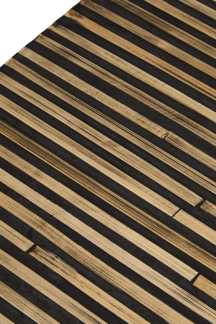 Bambusa Bamboo Inlay Curved Console Table