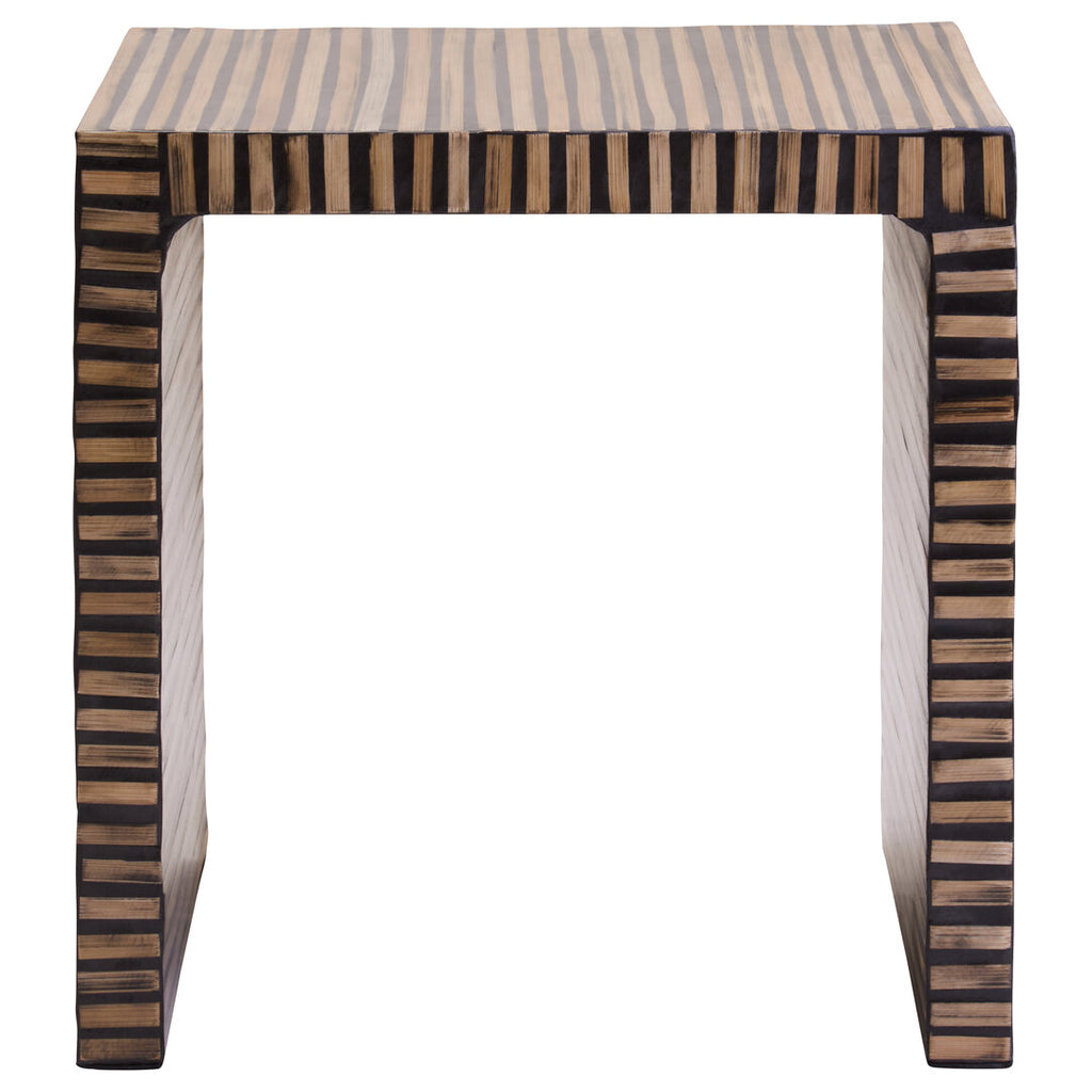 Bambusa Bamboo Inlay Side Table