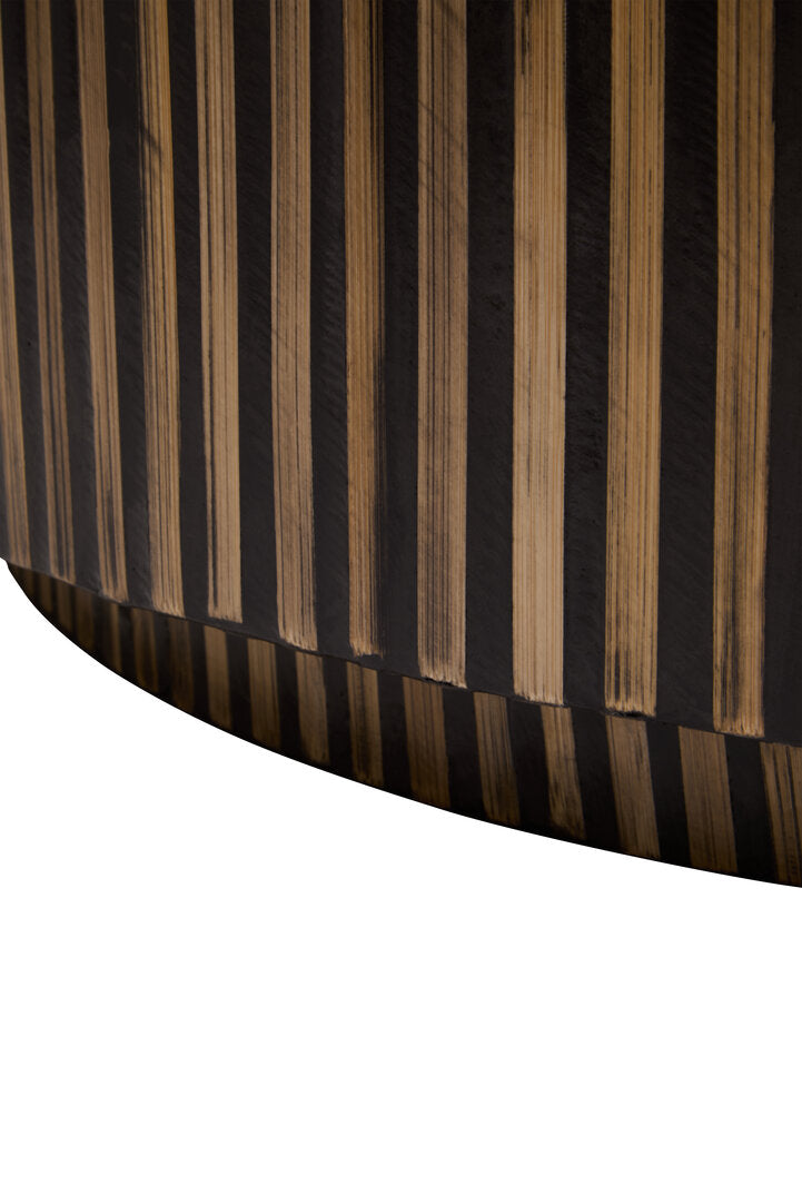 Bambusa Bamboo Inlay Round Coffee Table
